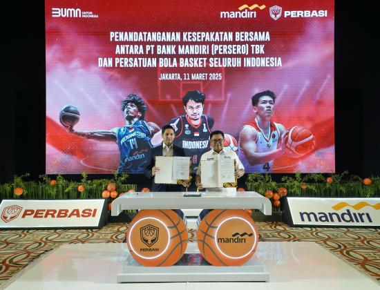 DPP PERBASI Bersama Bank Mandiri Sepakat Perkuat Ekosistem Bola Basket Indonesia Bersaing di Level Internasional