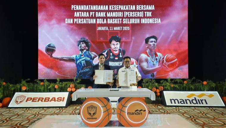 DPP PERBASI Bersama Bank Mandiri Sepakat Perkuat Ekosistem Bola Basket Indonesia Bersaing di Level Internasional