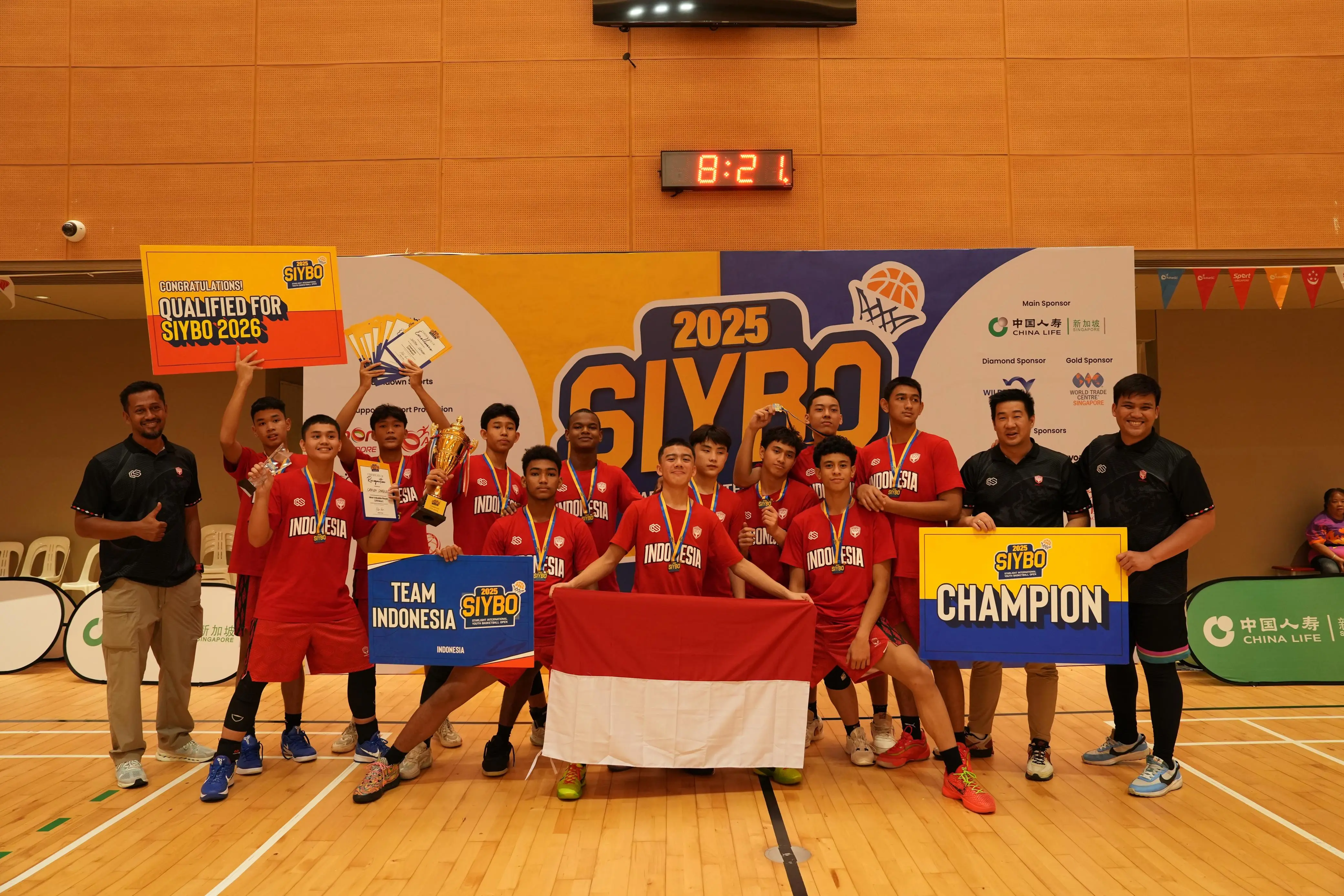 TOP! DPP PERBASI Persembahkan Titel Juara Timnas Putra U15 di SIYBO untuk Kado Ultah Indonesia ke-80