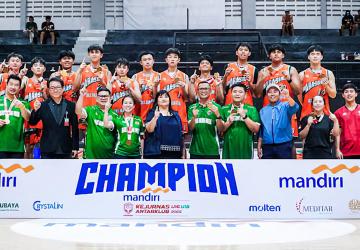 Aras Gading Muda Jakarta Juara Kategori Putra Mandiri Kejurnas Antarklub U18