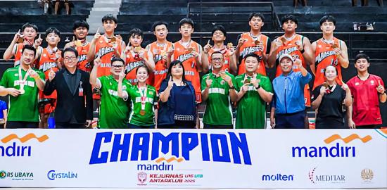 Aras Gading Muda Jakarta Juara Kategori Putra Mandiri Kejurnas Antarklub U18