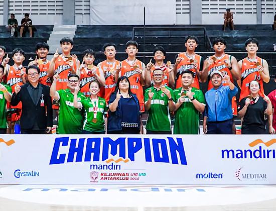 Aras Gading Muda Jakarta Juara Kategori Putra Mandiri Kejurnas Antarklub U18