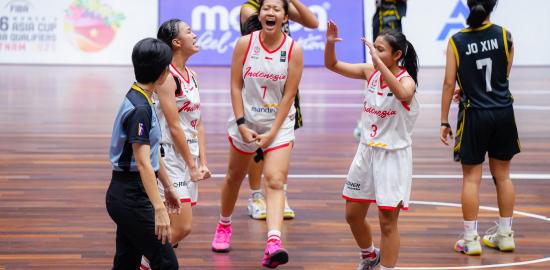 Usai Cetak Hat-trick Menang, Indonesia Akan Pastikan Tiket FIBA U16 Women’s Asia Cup 2025 Lawan Singapura Hari Ini