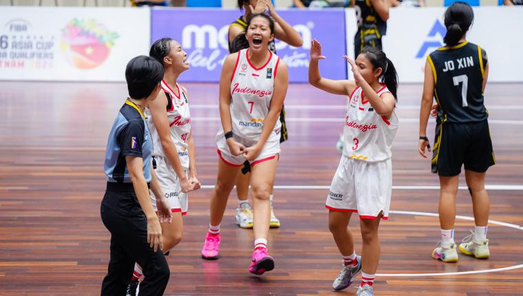 Usai Cetak Hat-trick Menang, Indonesia Akan Pastikan Tiket FIBA U16 Women’s Asia Cup 2025 Lawan Singapura Hari Ini