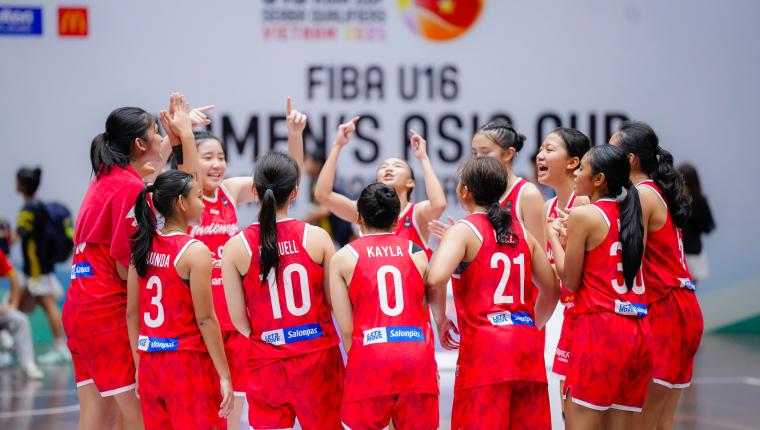 Hebat! Indonesia Taklukkan Semua Lawan Untuk Amankan Tiket Lolos FIBA U16 Women's Asia Cup Malaysia